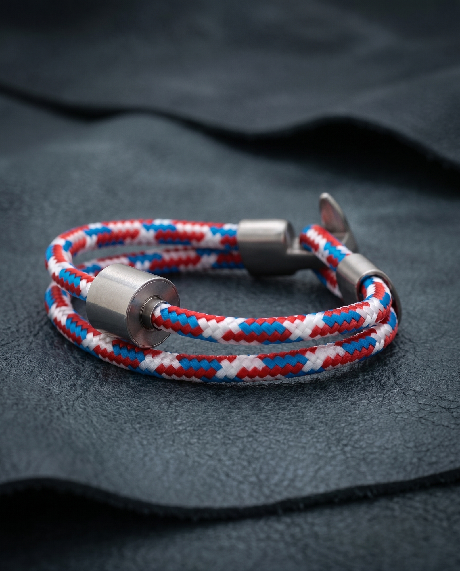 Tommy Koord Armband in edelstaal