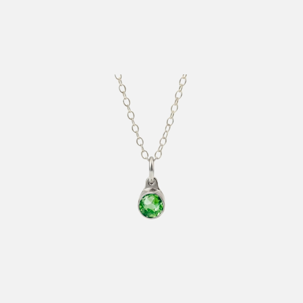 Augustus Peridot Pendant in edelstaal