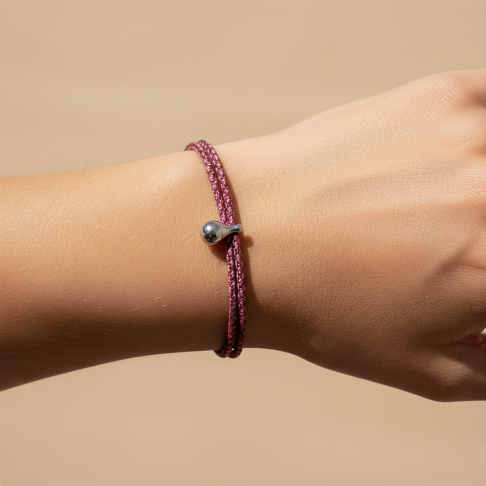 As armband dames Jubilee Charm, edelstaal – assieraad gedenkarmband | Stilte & Vorm