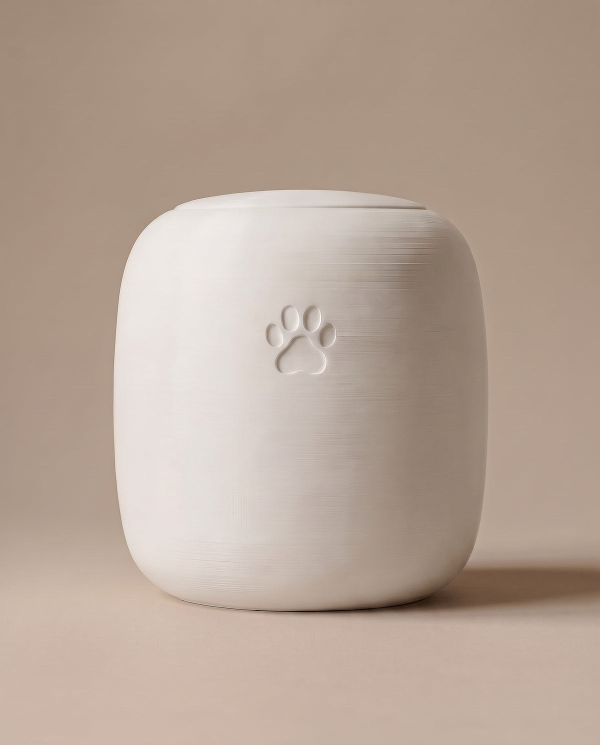 Urn voor dieren van biokunststof in wit, model Forma