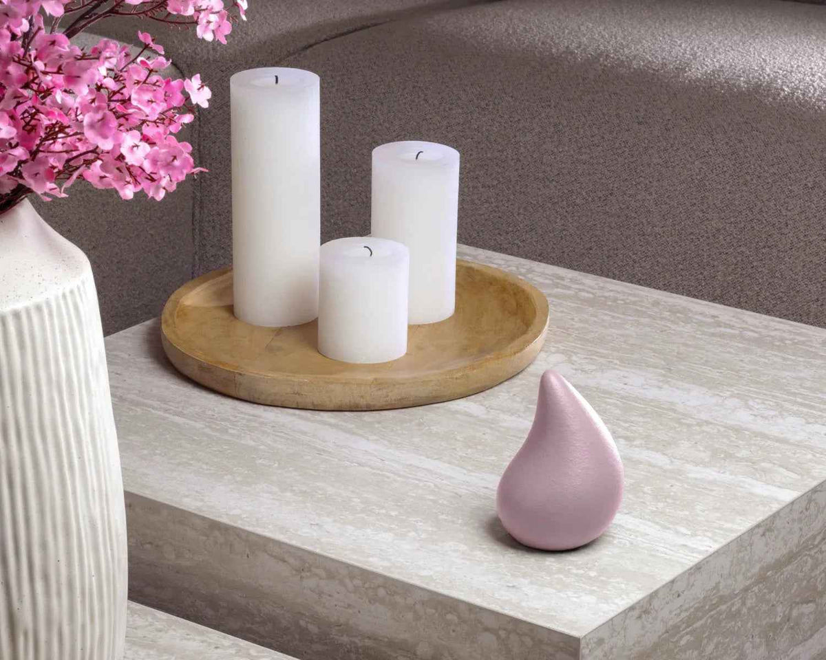 Mini urn traan 55–230 ml, bloom, Teardrop | Stilte & Vorm
