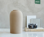 Eco keramieken urn PELION – zandkleurig engobe, 4,4L - detailweergave