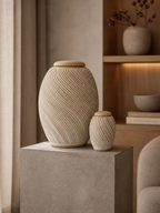 Mini keramieken urn Sol – Madrid, 200ml - detailweergave