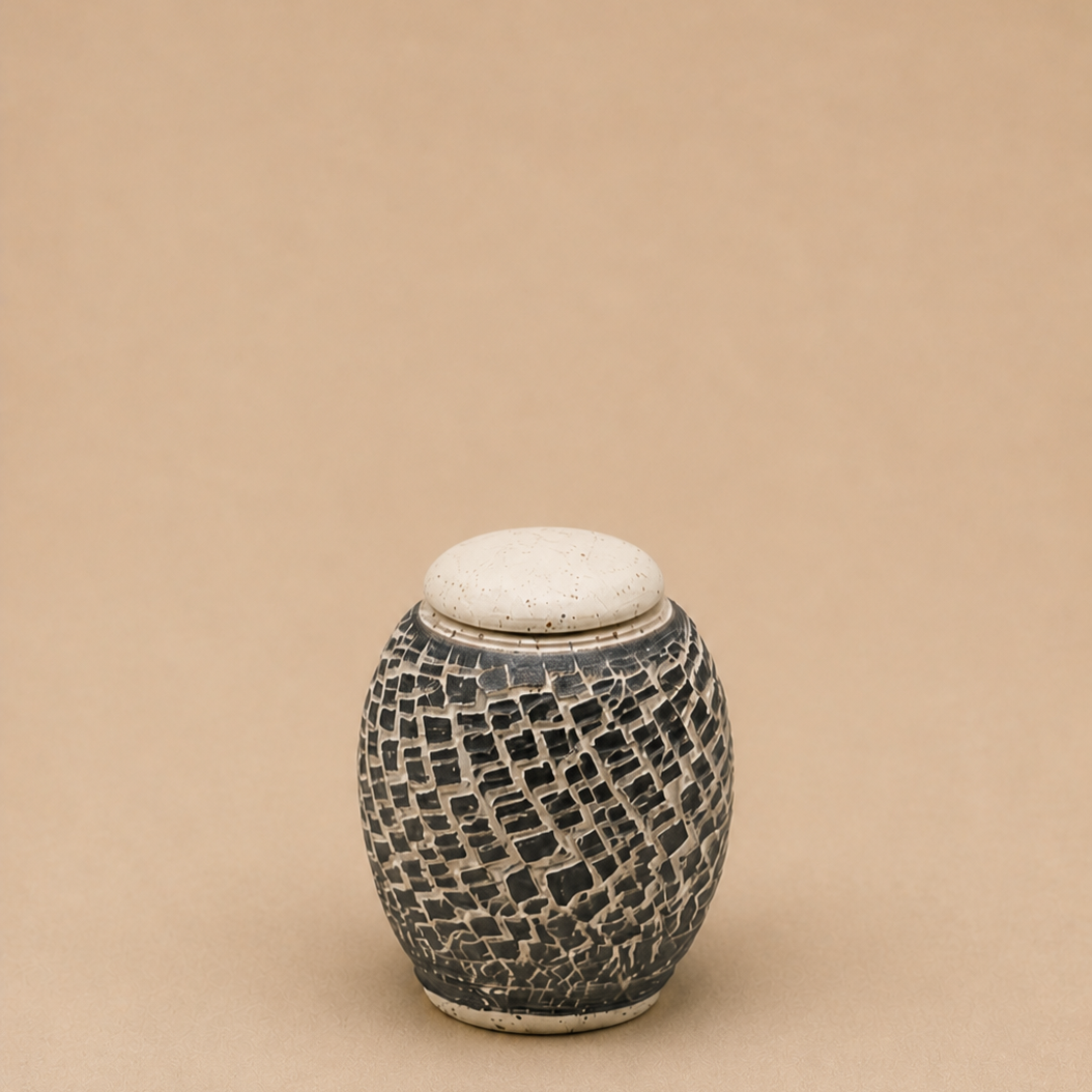 Mini keramieken urn Pietra – Bari, 200ml - aanvullende foto 7