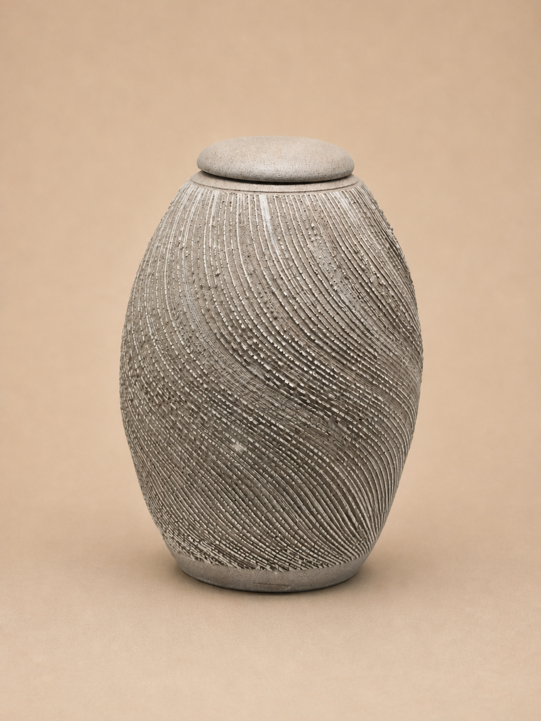 Mini keramieken urn Vltava – Praag, 200ml - bovenaanzicht