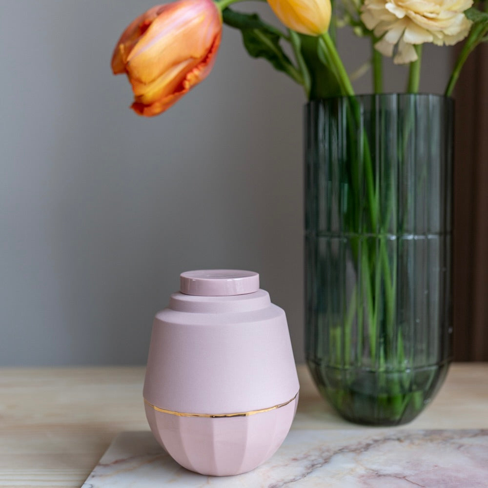 Kleine urn roze goud – Kuma (650ml)