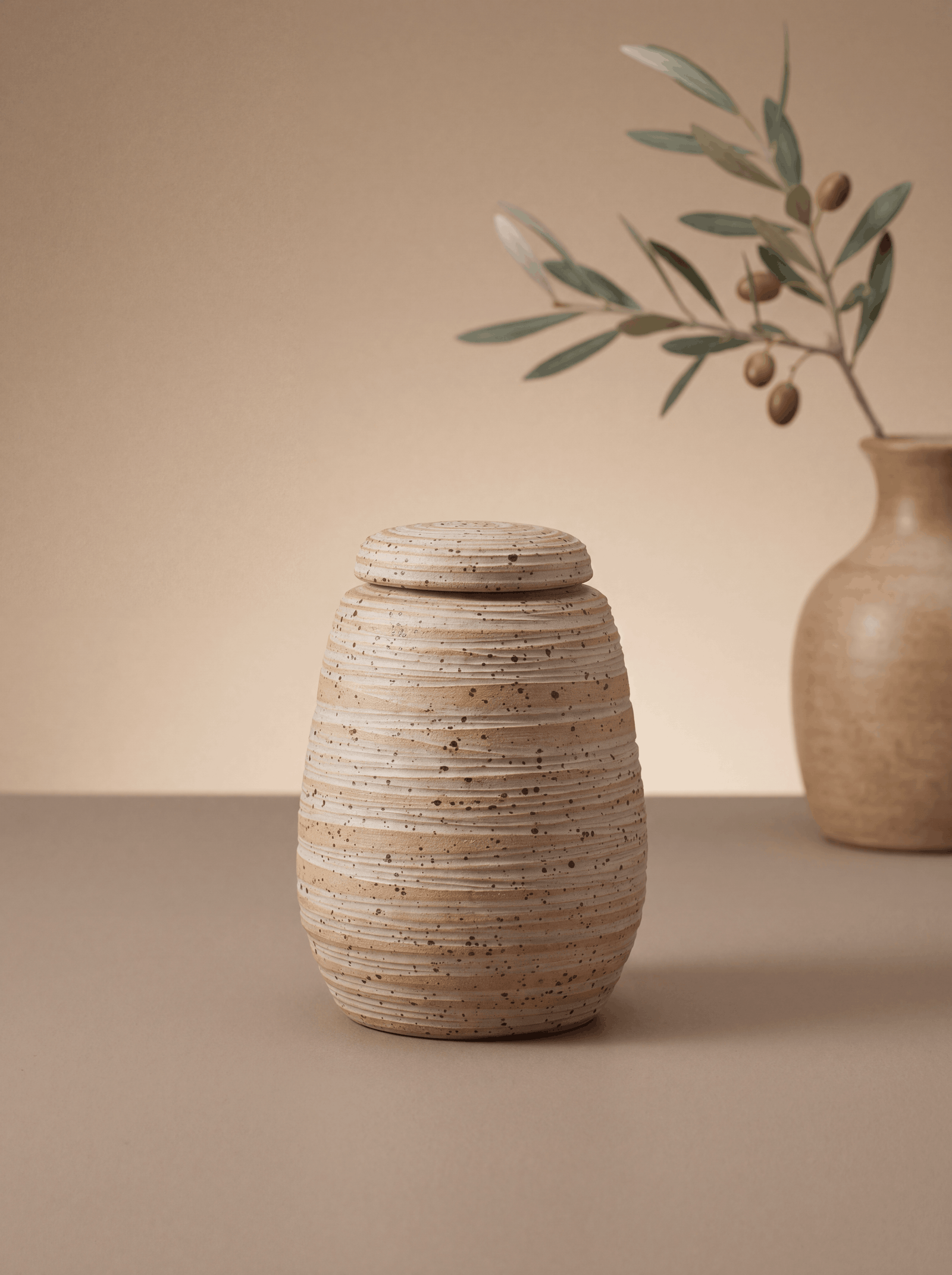 Mini urn 200 ml keramiek, Alfama – Lissabon | Stilte & Vorm
