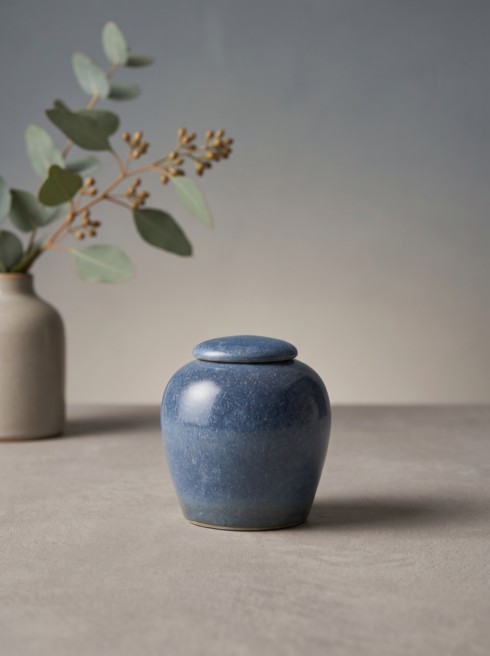 Mini urn 200 ml keramiek, Azur – Marseille | Stilte & Vorm