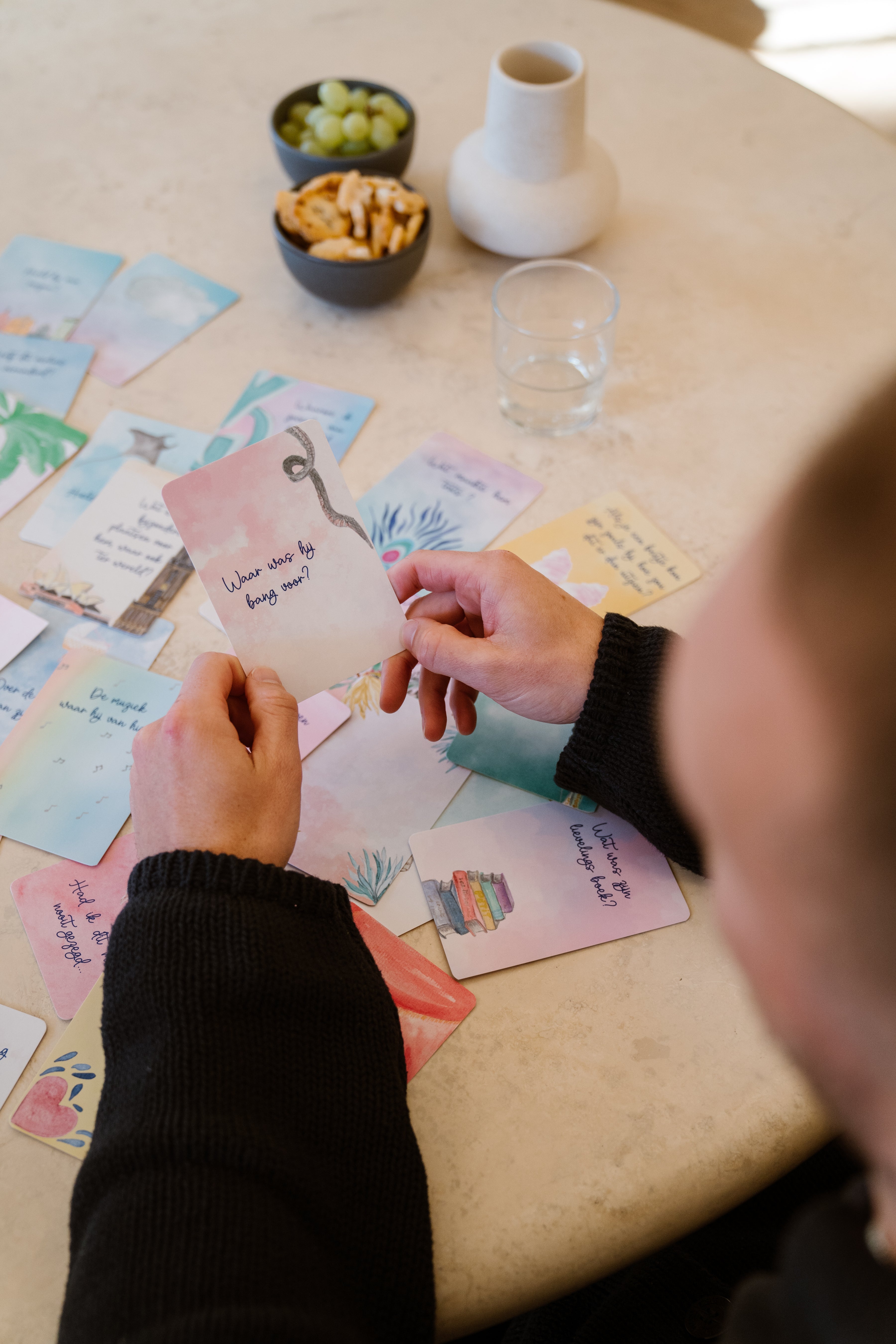 Verhaalkaarten bij rouw, 42 vraagkaarten | Stilte & Vorm