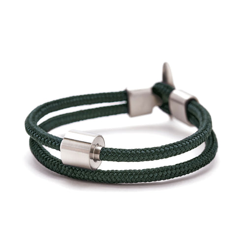 As armband heren NATO Groen, edelstaal – assieraad gedenkarmband | Stilte & Vorm