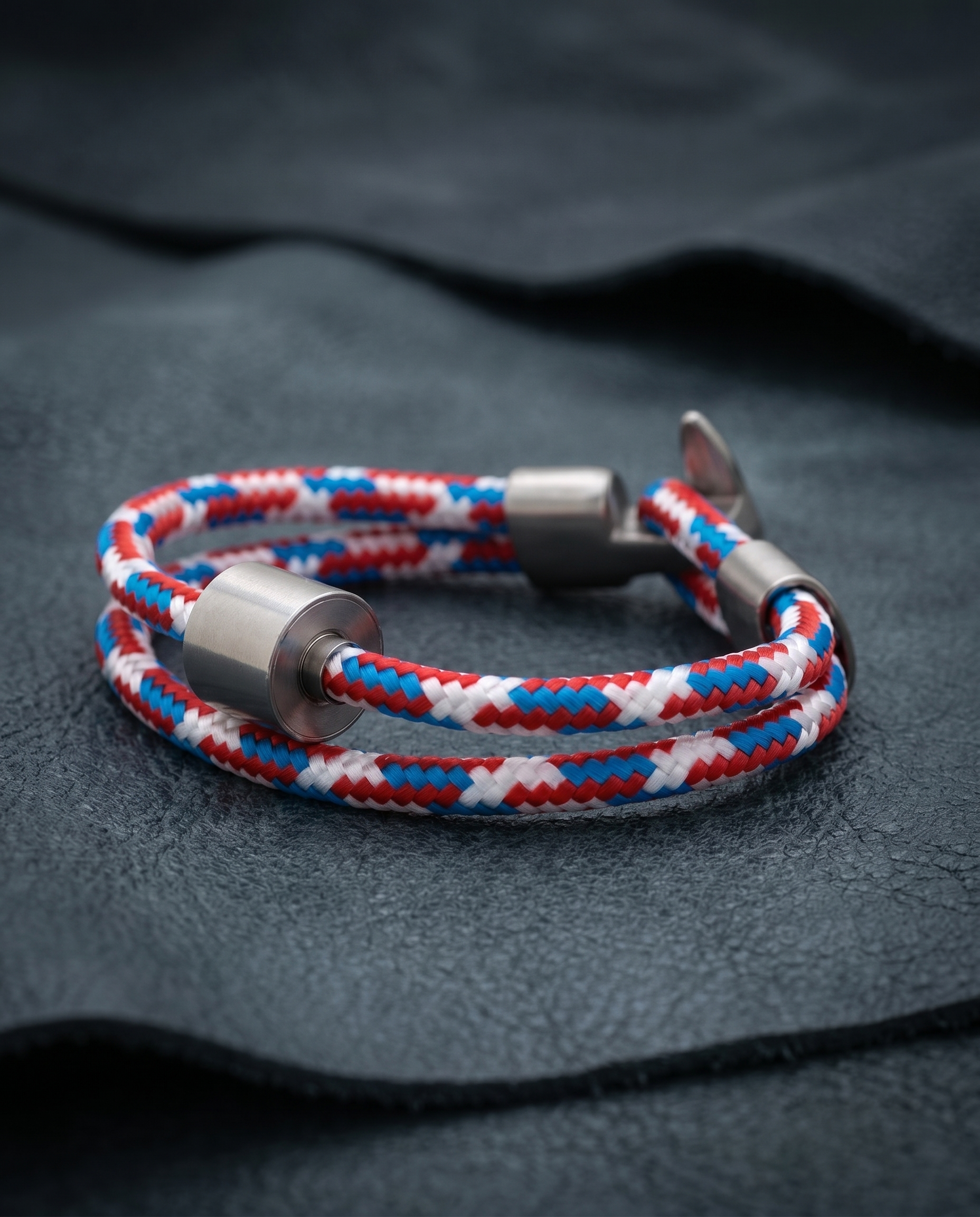 Tommy Koord Armband in edelstaal