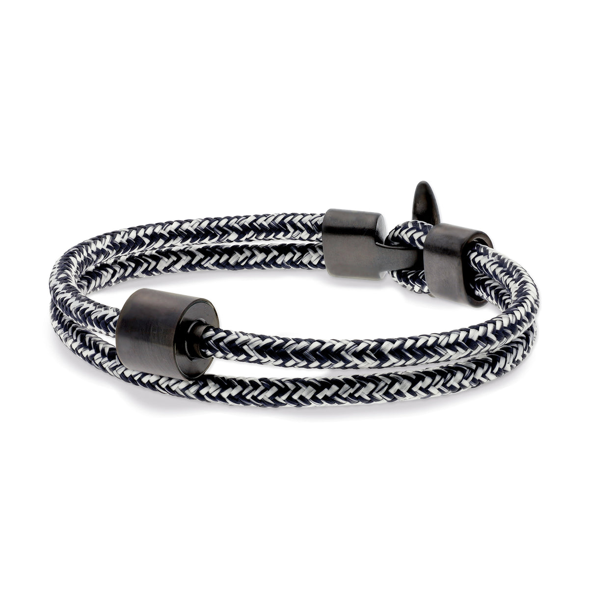 Jeans Koord Armband in black edition