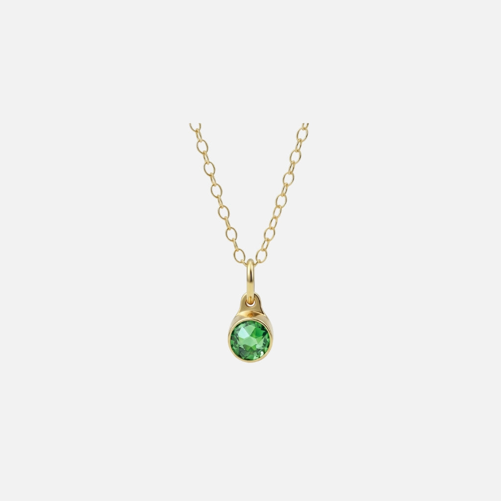 Augustus Peridot Pendant verguld