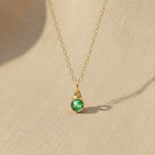 Augustus Peridot Pendant verguld