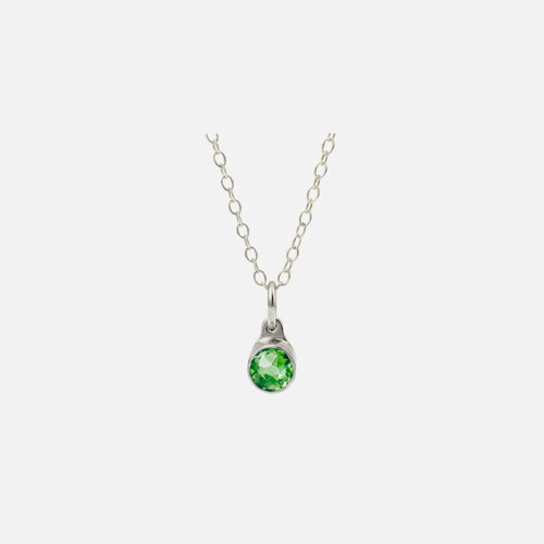 Augustus Peridot Pendant in edelstaal
