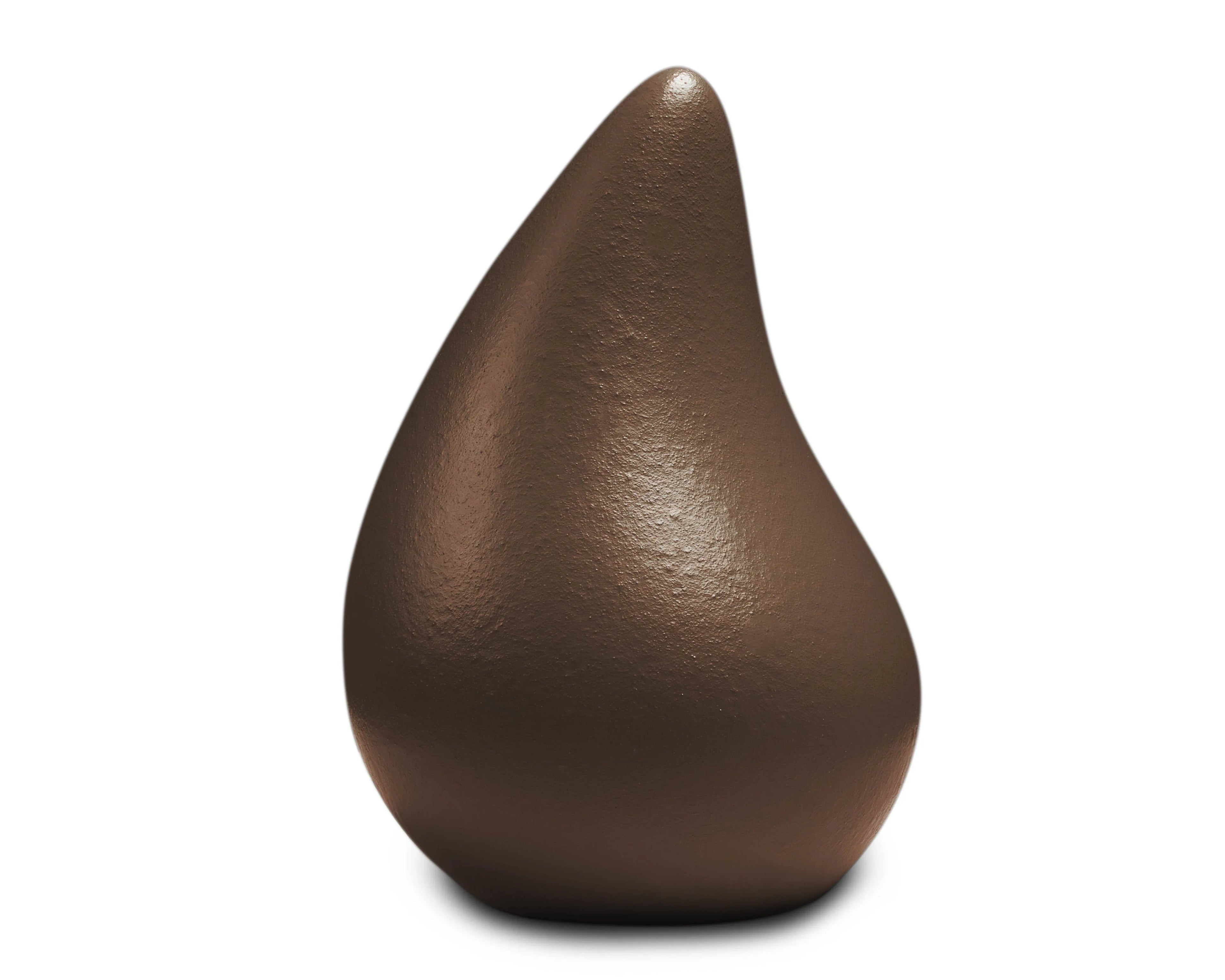 Teardrop mini urn cedar