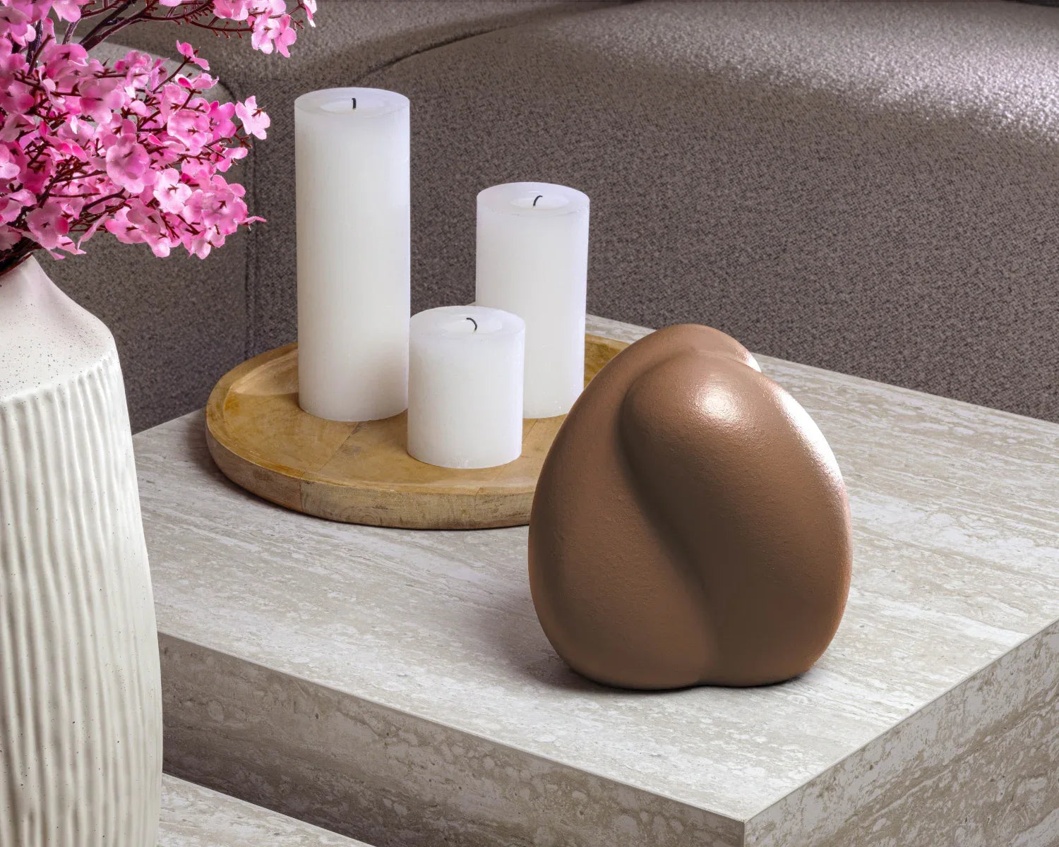 Embrace mini urn cedar