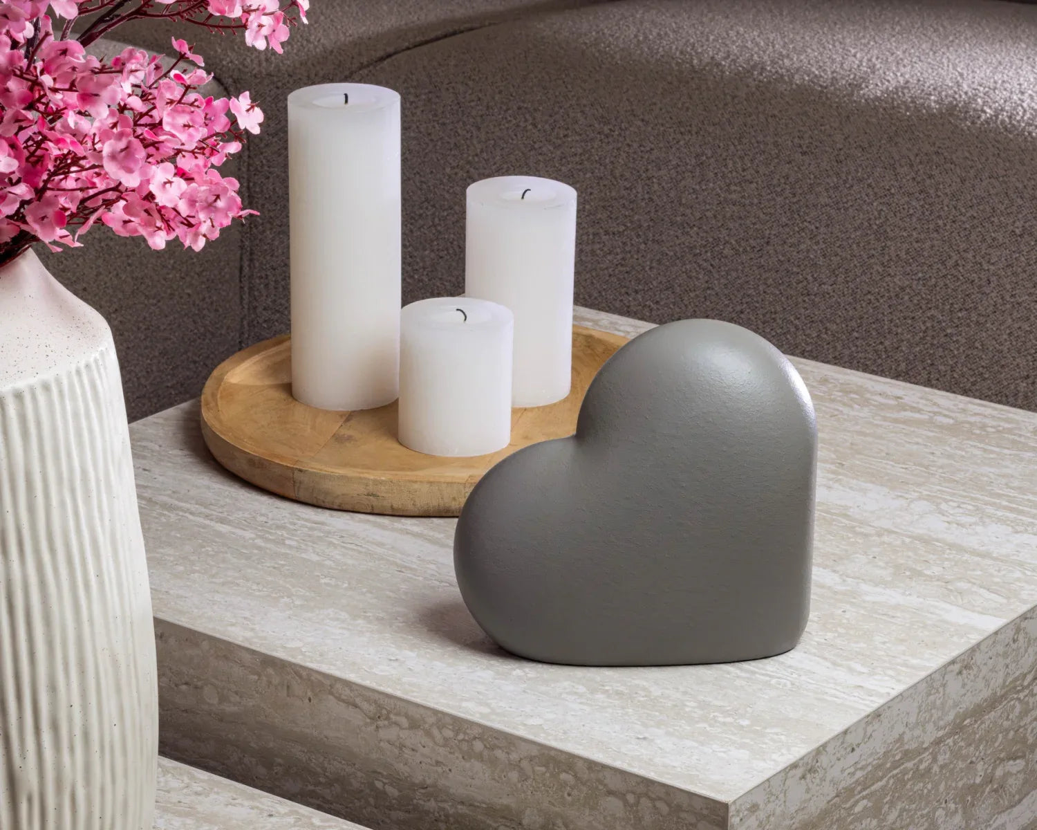 Heart mini urn dusk