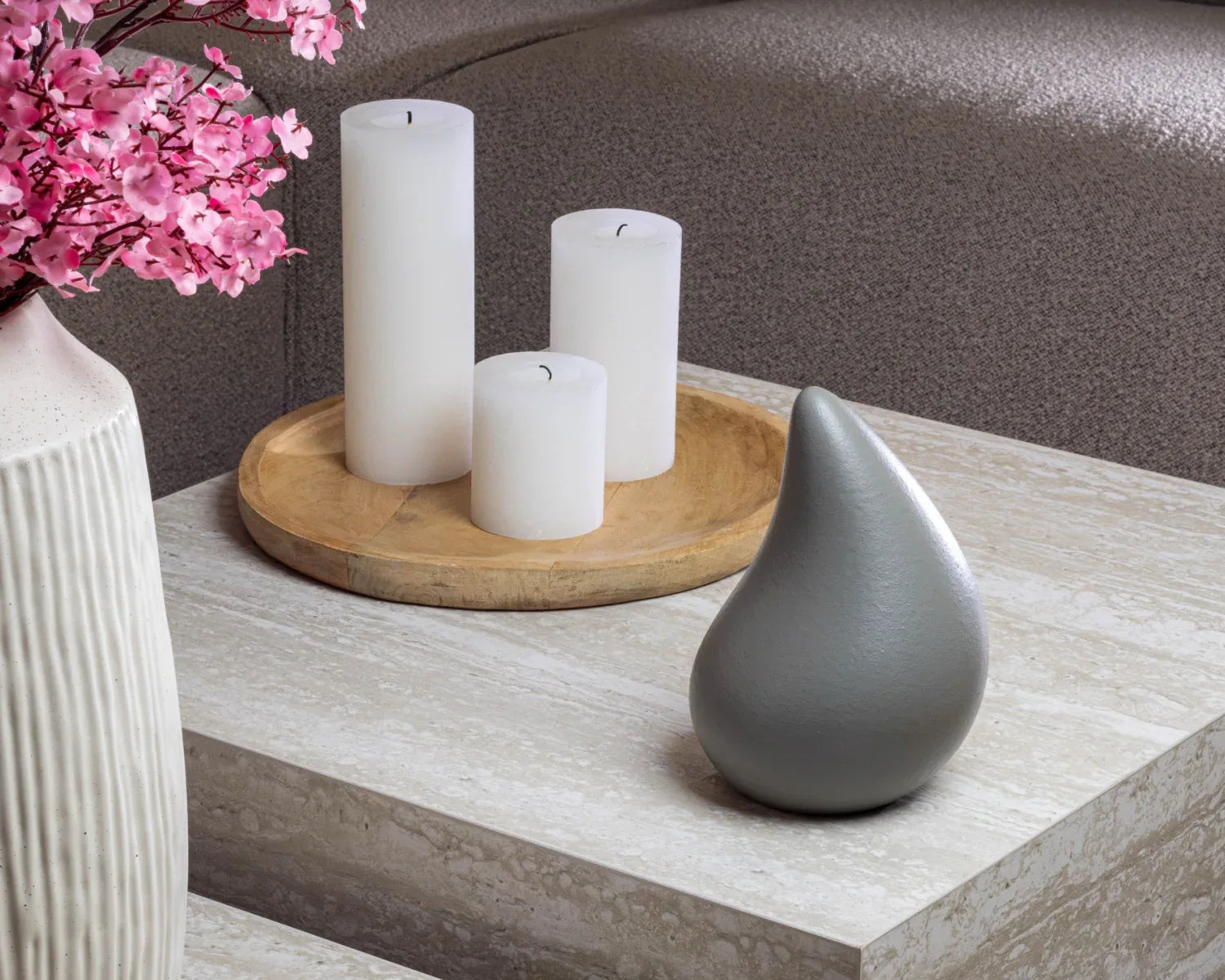 Teardrop mini urn dusk