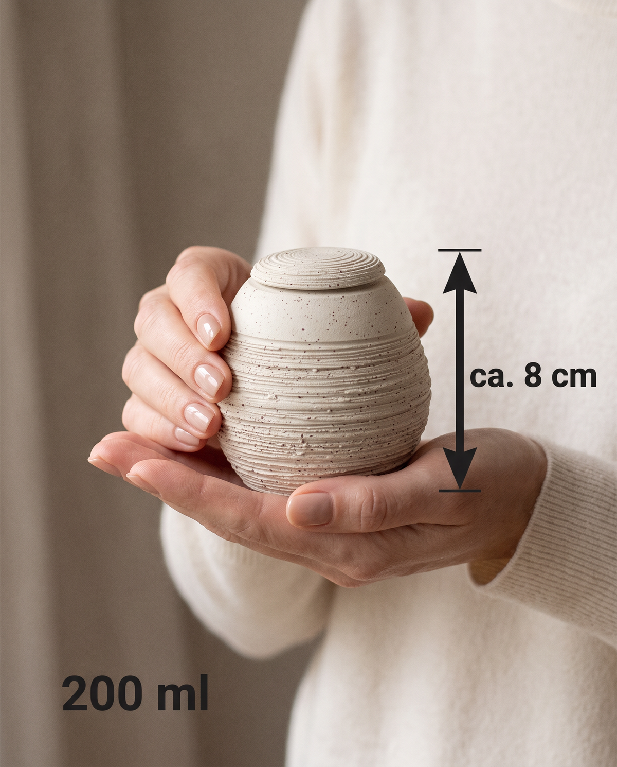 Mini urn 200 ml keramiek, Triana – Sevilla